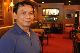 Sam Phou owns the Lotus Garden Restaurant